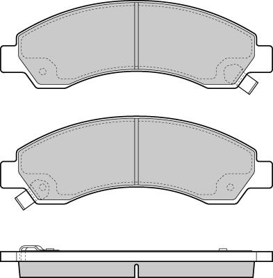 Magneti Marelli T1695MM - Kit de plaquettes de frein, frein à disque cwaw.fr