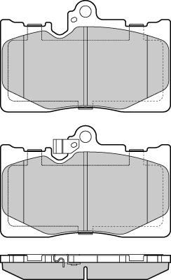 HELLA 8DB 355 015-171 - Kit de plaquettes de frein, frein à disque cwaw.fr