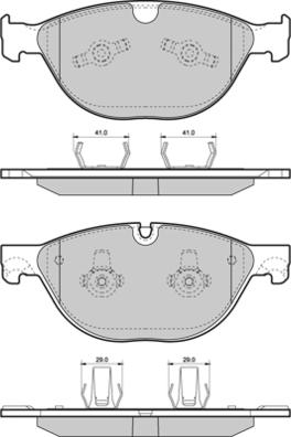 E.T.F. 12-1483 - Kit de plaquettes de frein, frein à disque cwaw.fr