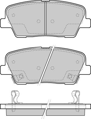 Metzger 1274.02 - Kit de plaquettes de frein, frein à disque cwaw.fr