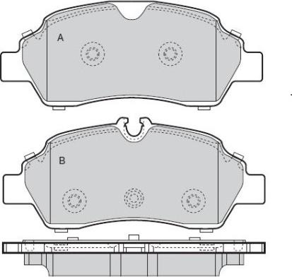 CAR PNT0312A - Kit de plaquettes de frein, frein à disque cwaw.fr