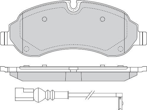 Valeo 302403 - Kit de plaquettes de frein, frein à disque cwaw.fr