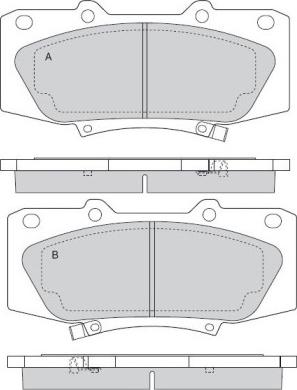 FTE 9001107 - Kit de plaquettes de frein, frein à disque cwaw.fr