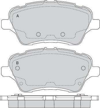 Ferodo FSL4612 - Kit de plaquettes de frein, frein à disque cwaw.fr