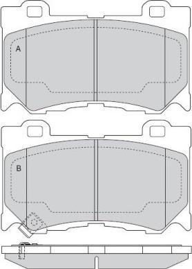 BENDIX 572501 - Kit de plaquettes de frein, frein à disque cwaw.fr