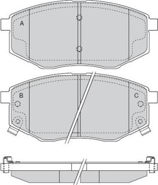 HELLA T2167 - Kit de plaquettes de frein, frein à disque cwaw.fr