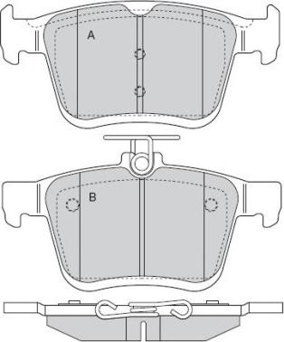 E.T.F. 12-1518 - Kit de plaquettes de frein, frein à disque cwaw.fr