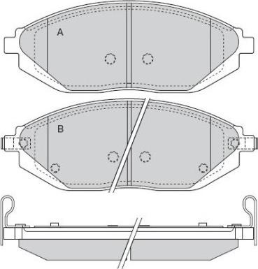 Valeo 302500 - Kit de plaquettes de frein, frein à disque cwaw.fr