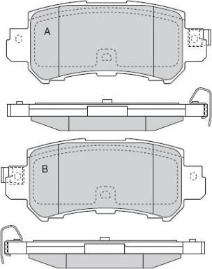 FTE 9005311 - Kit de plaquettes de frein, frein à disque cwaw.fr