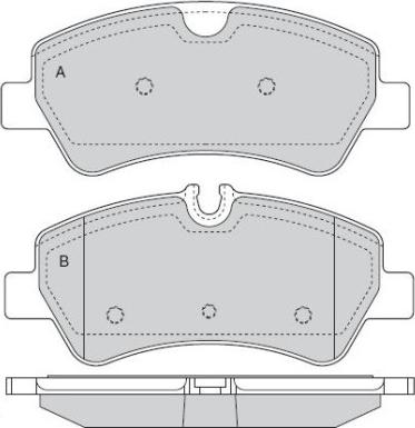 Valeo 302406 - Kit de plaquettes de frein, frein à disque cwaw.fr