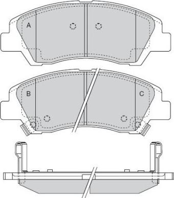 Valeo 671158 - Kit de plaquettes de frein, frein à disque cwaw.fr