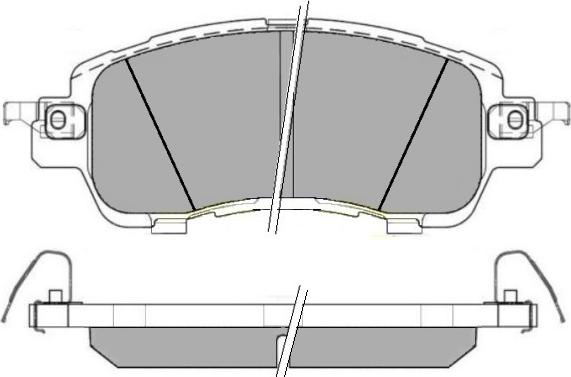 FTE 9001413 - Kit de plaquettes de frein, frein à disque cwaw.fr