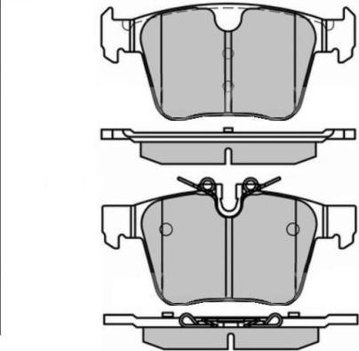 FTE 9005335 - Kit de plaquettes de frein, frein à disque cwaw.fr