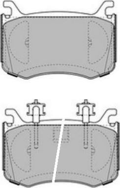 E.T.F. 12-1657 - Kit de plaquettes de frein, frein à disque cwaw.fr