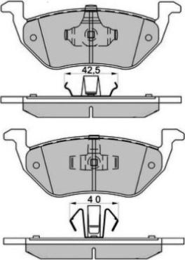 Japanparts JPP-310AF - Kit de plaquettes de frein, frein à disque cwaw.fr