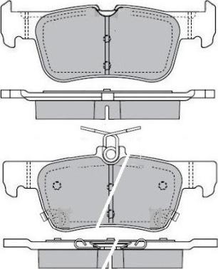 E.T.F. 12-1607 - Kit de plaquettes de frein, frein à disque cwaw.fr