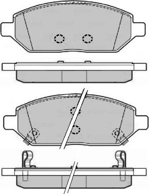 E.T.F. 12-1687 - Kit de plaquettes de frein, frein à disque cwaw.fr