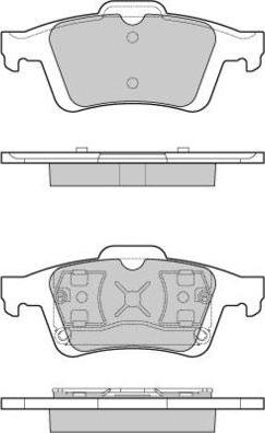 E.T.F. 12-1091 - Kit de plaquettes de frein, frein à disque cwaw.fr