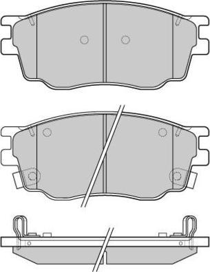 E.T.F. 12-1092 - Kit de plaquettes de frein, frein à disque cwaw.fr