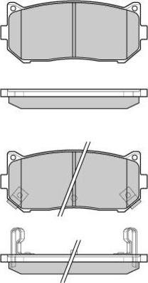 E.T.F. 12-1064 - Kit de plaquettes de frein, frein à disque cwaw.fr