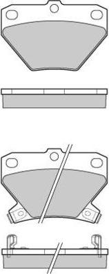 E.T.F. 12-1061 - Kit de plaquettes de frein, frein à disque cwaw.fr