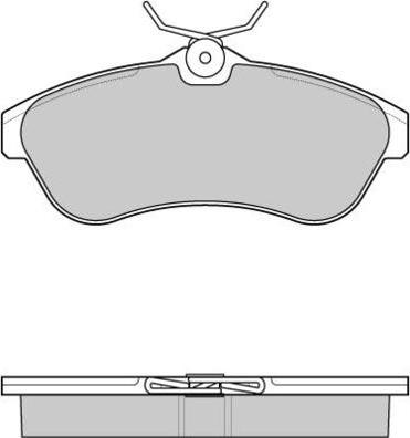 E.T.F. 12-1009 - Kit de plaquettes de frein, frein à disque cwaw.fr