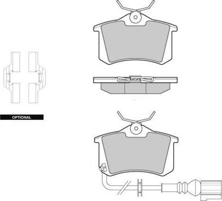 E.T.F. 12-1005 - Kit de plaquettes de frein, frein à disque cwaw.fr