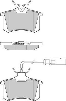 E.T.F. 12-1006 - Kit de plaquettes de frein, frein à disque cwaw.fr