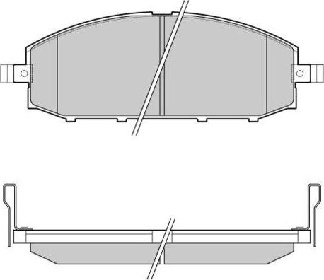 E.T.F. 12-1007 - Kit de plaquettes de frein, frein à disque cwaw.fr