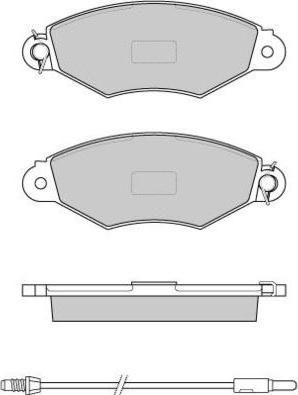 E.T.F. 12-1019 - Kit de plaquettes de frein, frein à disque cwaw.fr