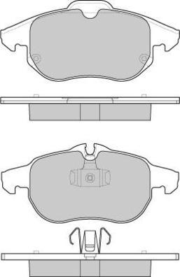 E.T.F. 12-1014 - Kit de plaquettes de frein, frein à disque cwaw.fr