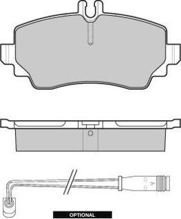 E.T.F. 12-1015 - Kit de plaquettes de frein, frein à disque cwaw.fr