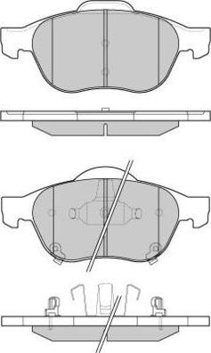 E.T.F. 12-1085 - Kit de plaquettes de frein, frein à disque cwaw.fr