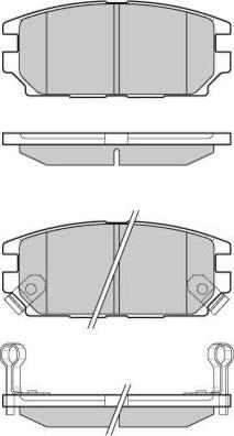 E.T.F. 12-1034 - Kit de plaquettes de frein, frein à disque cwaw.fr