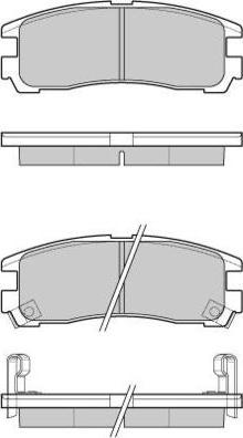 E.T.F. 12-1038 - Kit de plaquettes de frein, frein à disque cwaw.fr