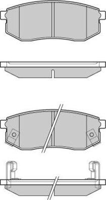 E.T.F. 12-1029 - Kit de plaquettes de frein, frein à disque cwaw.fr