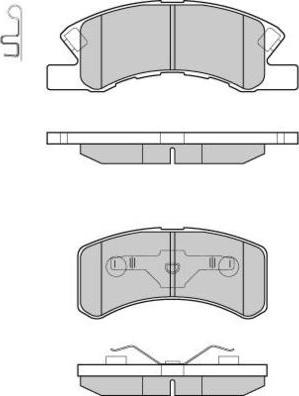 E.T.F. 12-1190 - Kit de plaquettes de frein, frein à disque cwaw.fr