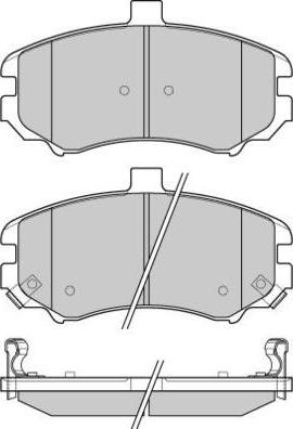 E.T.F. 12-1197 - Kit de plaquettes de frein, frein à disque cwaw.fr