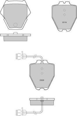 E.T.F. 12-1149 - Kit de plaquettes de frein, frein à disque cwaw.fr