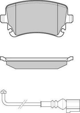 E.T.F. 12-1140 - Kit de plaquettes de frein, frein à disque cwaw.fr