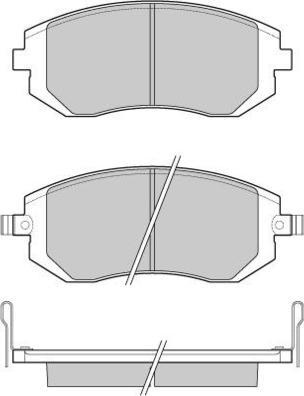 E.T.F. 12-1158 - Kit de plaquettes de frein, frein à disque cwaw.fr