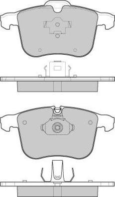 E.T.F. 12-1109 - Kit de plaquettes de frein, frein à disque cwaw.fr