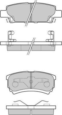 E.T.F. 12-1106 - Kit de plaquettes de frein, frein à disque cwaw.fr