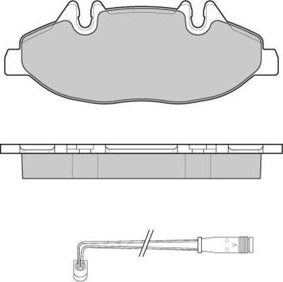 E.T.F. 12-1100 - Kit de plaquettes de frein, frein à disque cwaw.fr