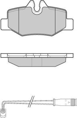 E.T.F. 12-1101 - Kit de plaquettes de frein, frein à disque cwaw.fr