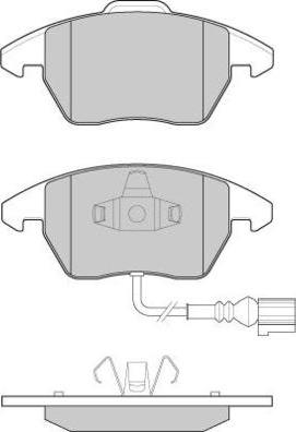 E.T.F. 12-1103 - Kit de plaquettes de frein, frein à disque cwaw.fr