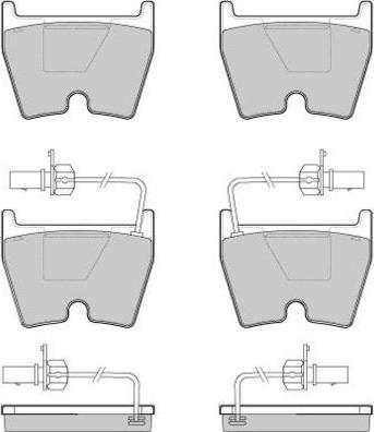 E.T.F. 12-1114 - Kit de plaquettes de frein, frein à disque cwaw.fr