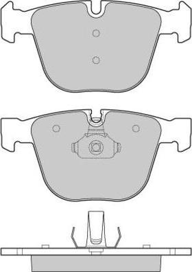 E.T.F. 12-1115 - Kit de plaquettes de frein, frein à disque cwaw.fr