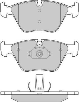 E.T.F. 12-1135 - Kit de plaquettes de frein, frein à disque cwaw.fr