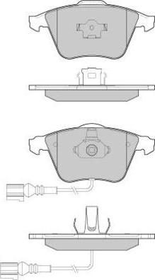 E.T.F. 12-1136 - Kit de plaquettes de frein, frein à disque cwaw.fr